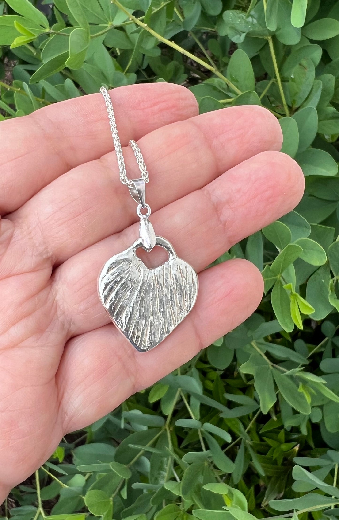 Hand crafted sterling silver Pendant Necklace. Sterling silver chain included. Contemporary minimalistic gift to complement casual outfit