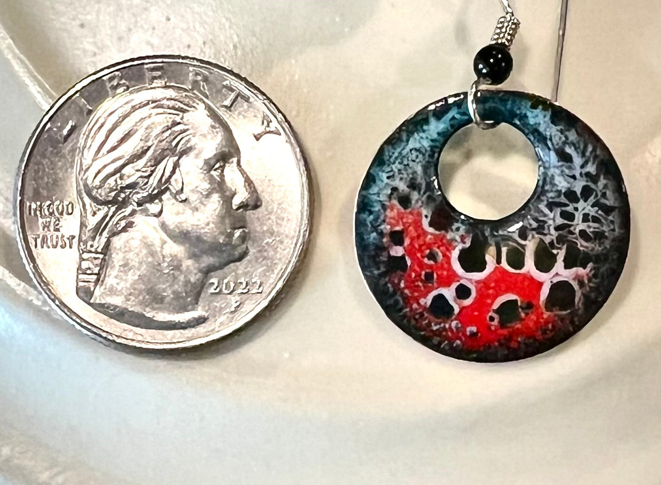 Handmade Enamel Earrings on Copper | Lightweight Artisan Jewelry