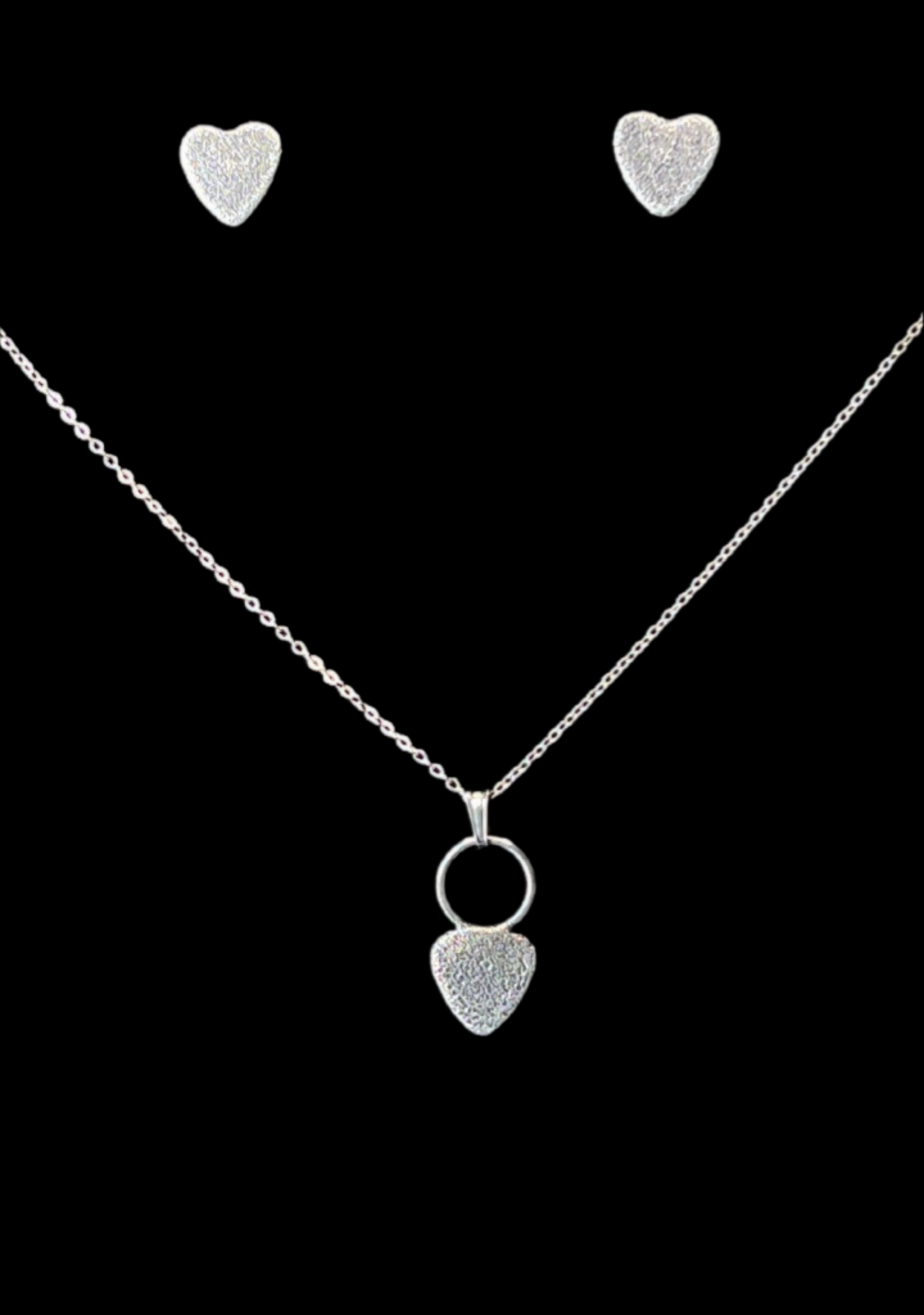 jewelry set on back background