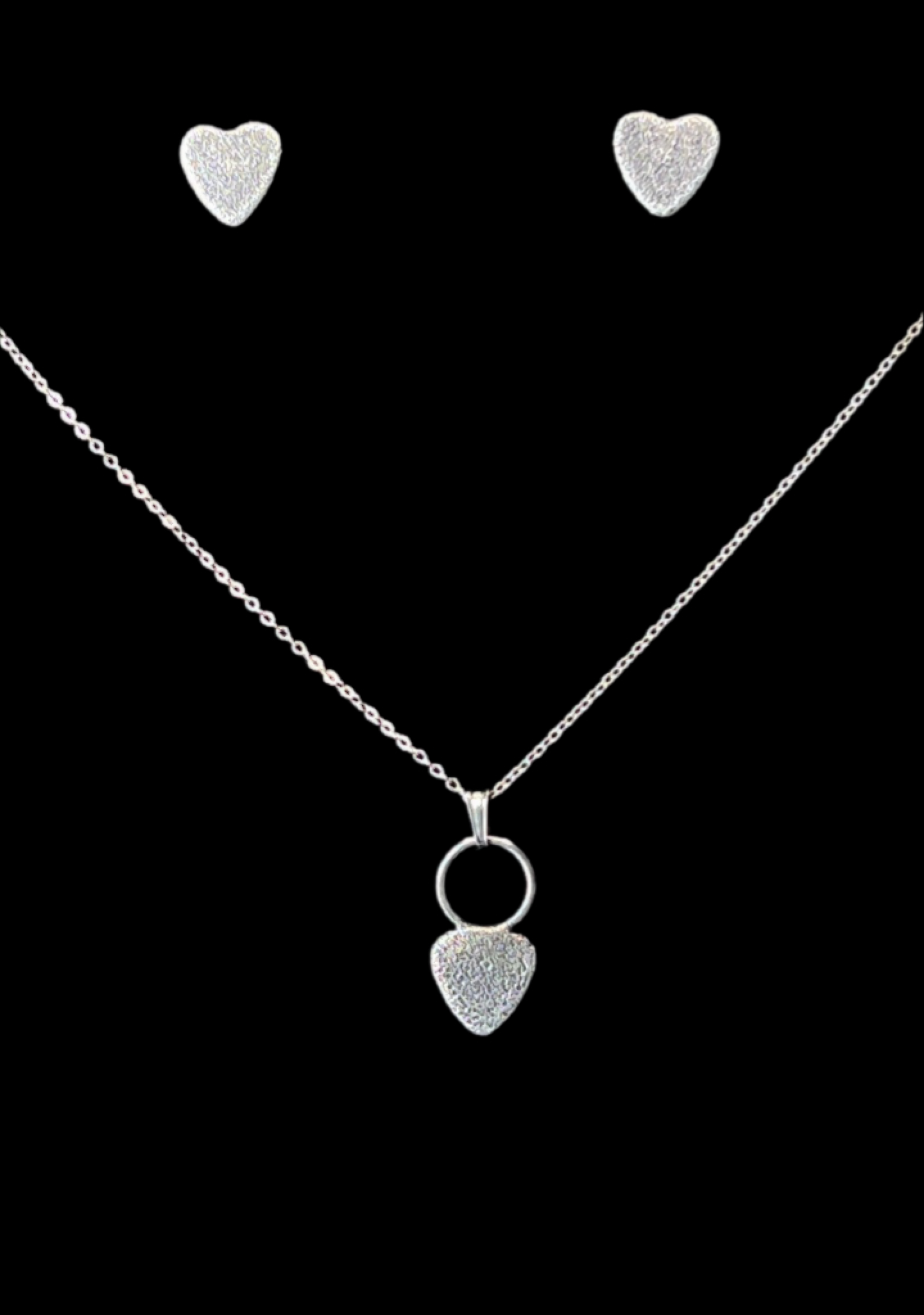 jewelry set on back background
