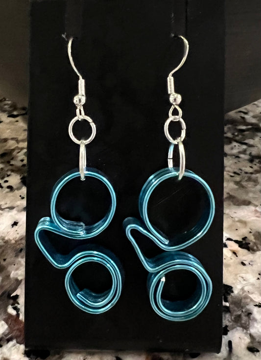 Silver, Gold & Colorful Aluminum Earrings – Fun, Casual Statement Jewelry